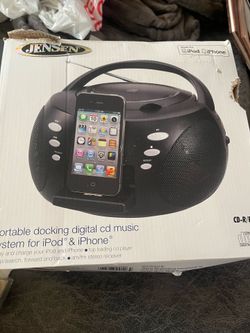 Portable docking digital cd and music system