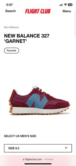 NEW BALANCE 327 'GARNET 8.5 Men’s