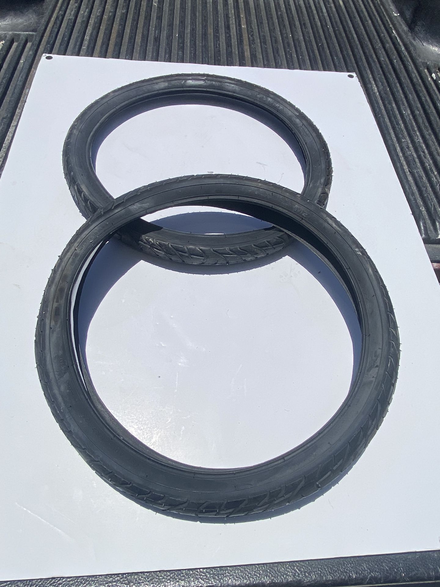Two High Quality Black BMX Freestyle Tires NEW For The Pair