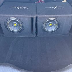 2-Kicker 8” subs with box