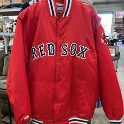 Boston Red Sox authentic majestic jacket Size L