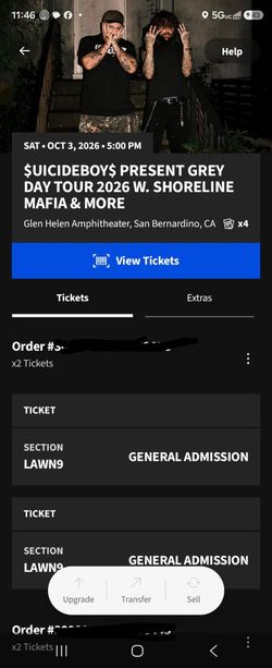 Suicideboys Grey Day Tour 2026 Ticket