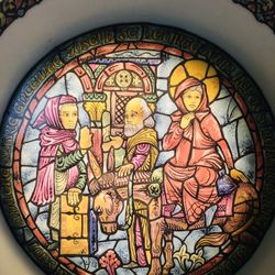 Limoges Stained Glass Plate