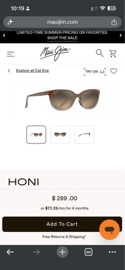Maui Jim - Hondi woman’s sunglasses.