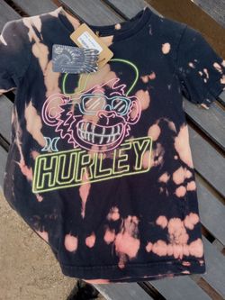 Hurley Bleach Dye Graphic T-Shirt