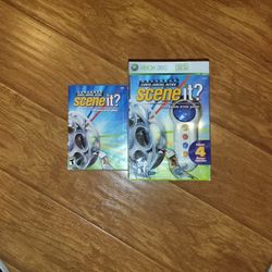 Xbox 360 Scene It? Movie Trivia Game w/ 4 Controllers – Complete in Box – Untested
