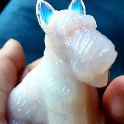 Vintage Glass Scotty Dogs