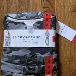 Brand New Women's Lucky Brand 4 Piece Pajama Set