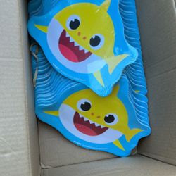 Baby Shark Party Plates (READ DESCRIPTION)