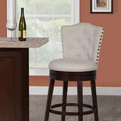 Eden wood barstool