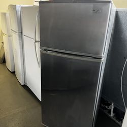 Whirlpool Stainless Steel Top Freezer Refrigerator 18 Cu Ft 