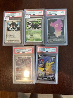 Pokemon PSA slab lot