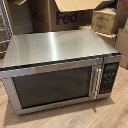 Magic Chef Stainless Steel Microwave