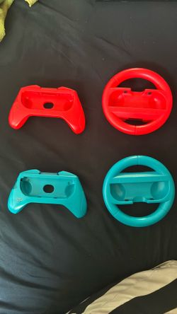Nintendo Switch Armor 3 Racing Wheel And Single Controller Holder