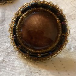 Mid Century Round Broach