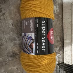 Super Saver Yarn Gold Red Heart