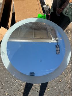 24 inch LED light mirror