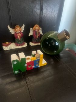 Christmas candle holders