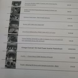 I Have A Lot Of Brand New And Open Box Items For Sale Electronics And More