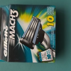 2x Gillette Mach 3 Razors 10 Pack