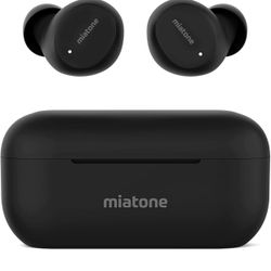 New in box Bluetooth 5.1 Wireless Earbuds with Rubber Oil Coating Charging Case 40H Playtime in-Ear Stereo Bass Sound Earphones Built-in Mic Sports He