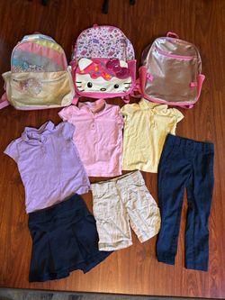 Little Girls School Uniform/Backpacks