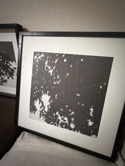 “Modern minimalist abstract wall art set – black frame”