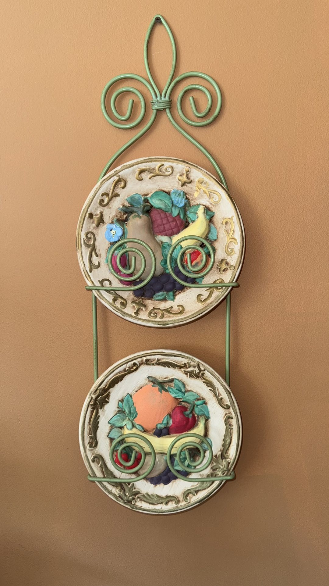 For Sale Peruvian Handmade Ceramic Fruit Plates