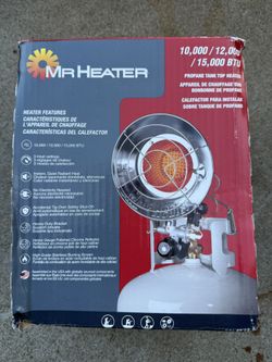 Mr. Heater F242100 10-15K BTU Single Tank Top Propane Patio Heater