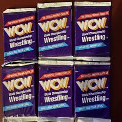 91 WCW Wrestling Cards 6 Packs