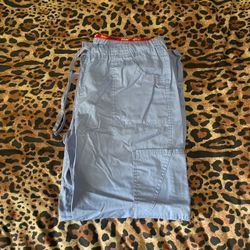 Dickies Light Blue Scrub Pants Size Large