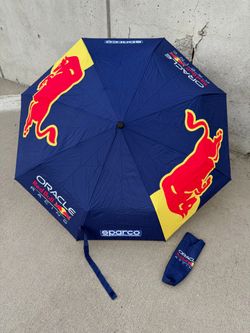 Redbull Racing F1 Umbrella Oracle Sparco Track/Sun/Golf/Rain Verstappen