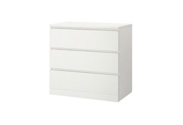 2 IKEA MALM 3-Drawer Dressers – White | Excellent Condition