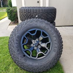 Dodge Ram TRX Wheels And Tires 35” $ 1750 Firm Price 