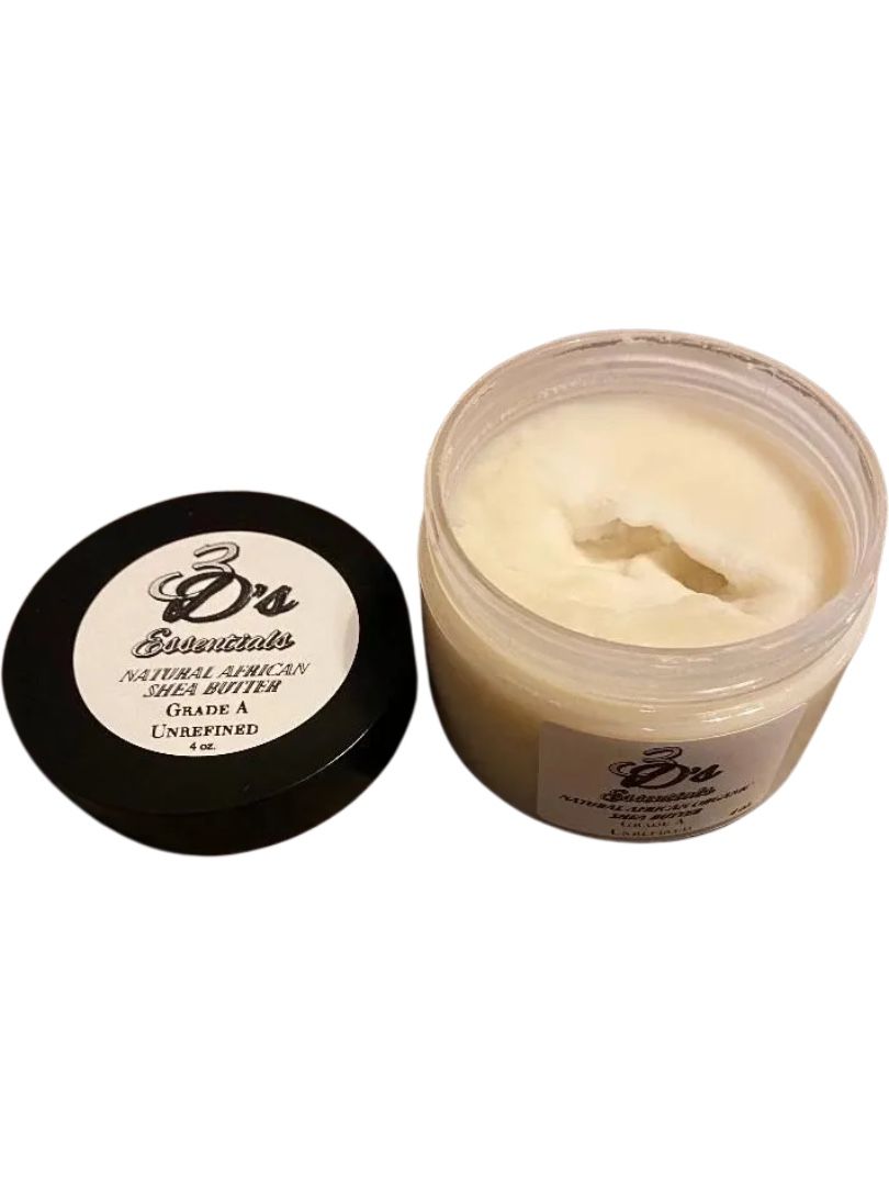 Natural Organic African Shea Butter 4 oz.