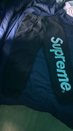 Black Supreme Sweats