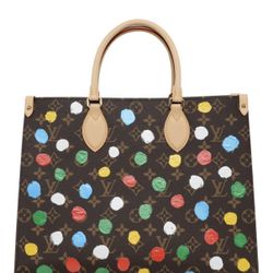 Louis Vuitton OnTheGo MM Yayoi Kusama Limited Edition NEW Full-Set