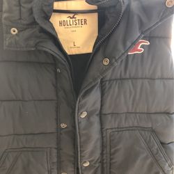 Hollister Navy Blue Vest
