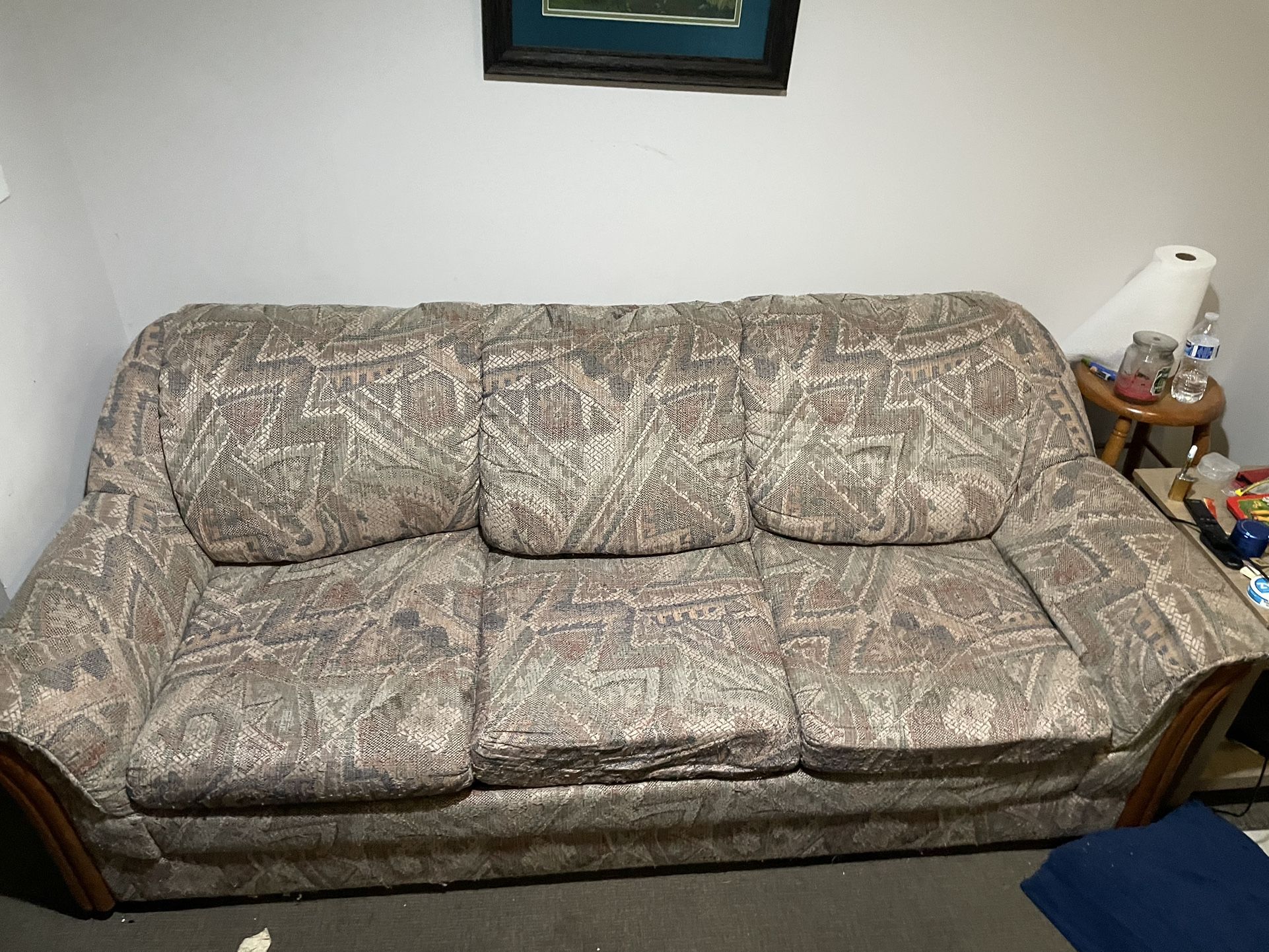 One sofa, bed, and one lounge couch together for free