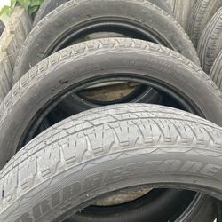 Used Set Of Four Bridgestone Dueler H/L Alenza 285/45-22 110H
