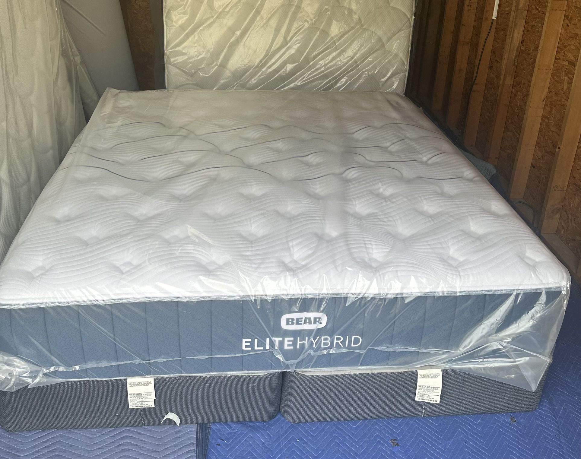 King Bear Elite Hybrid Mattress & Boxsprings (Delivery Available!)