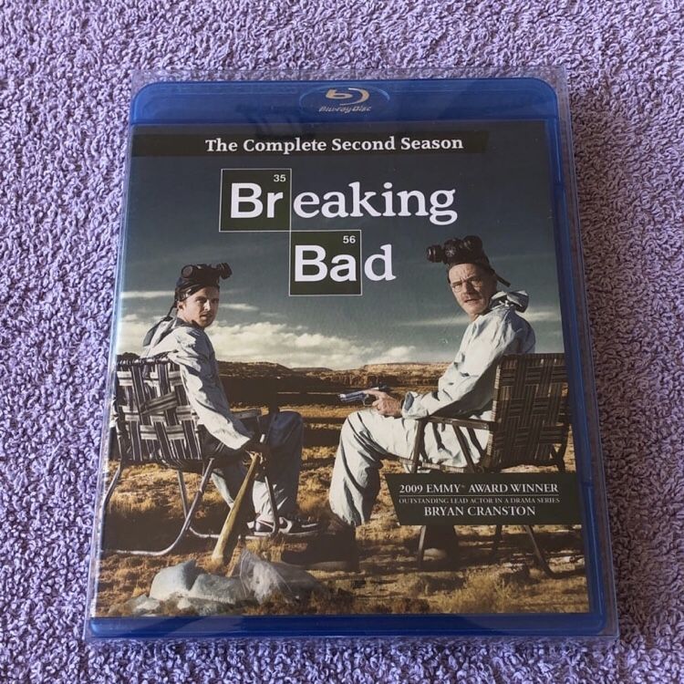 Breaking Bad: The Complete Second Season Blu-Ray With Protective Case