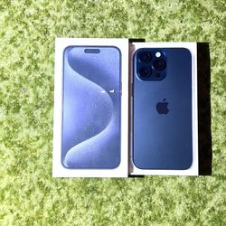 iPhone 15 Pro Max | 256GB | Blue Titanium | Factory Unlocked
