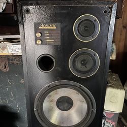 Vintage Acoustic Studio Monitor Speakers