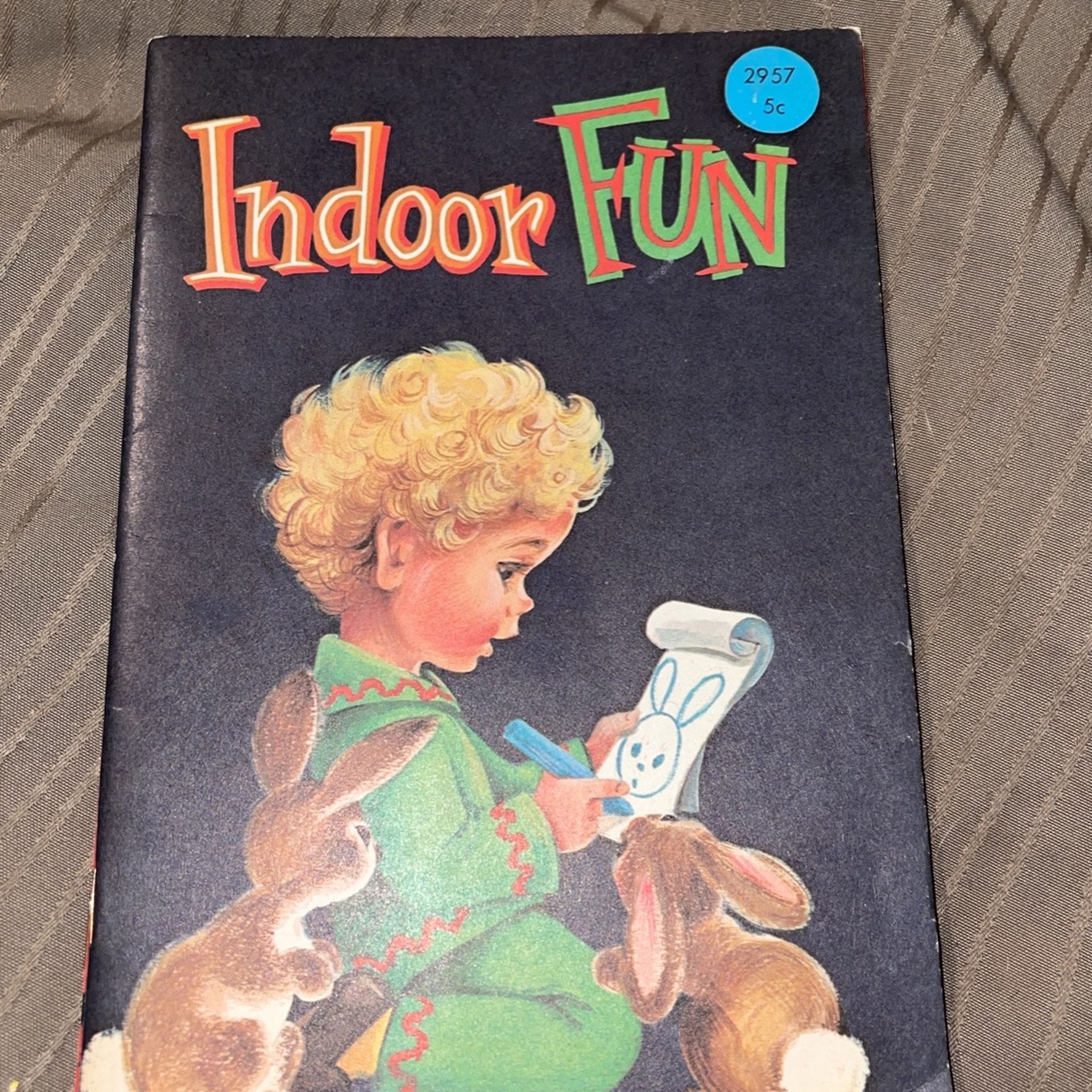 2 Vintage Coloring Books