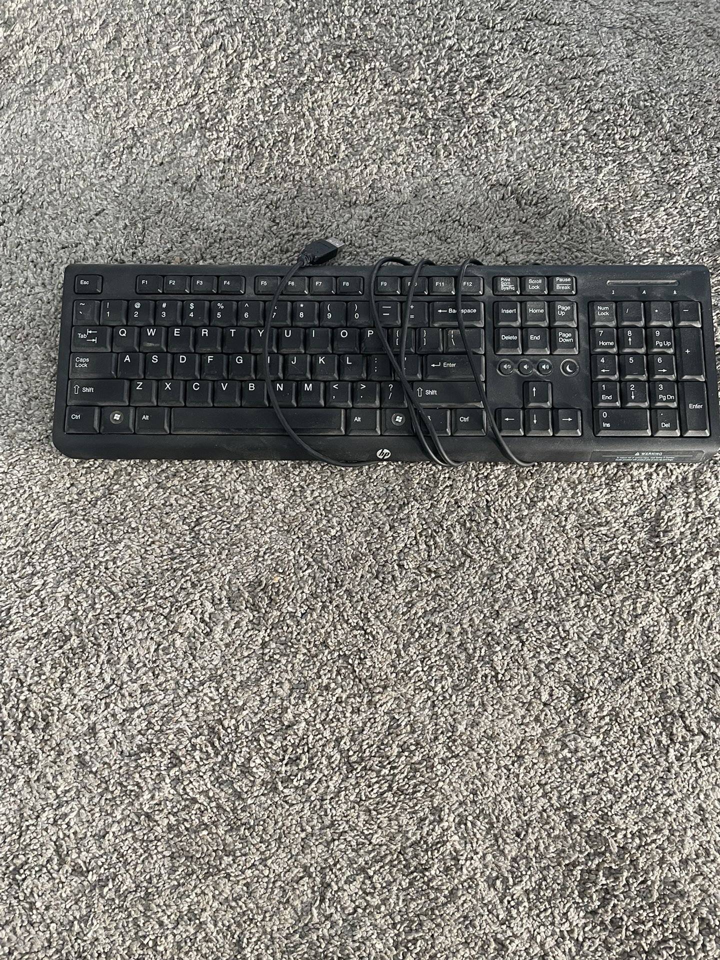 HP Computer Keyboard