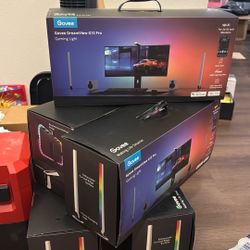 Govee DreamView Indoor LED Gaming Lights with Light Bar and Camera, Corded Electric, Color Changing