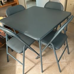 Folding Card Table & Chairs