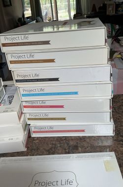 Project Life Scrapbooking supplies
