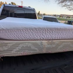 Full Size Bed - Mattress Box Spring and Frame